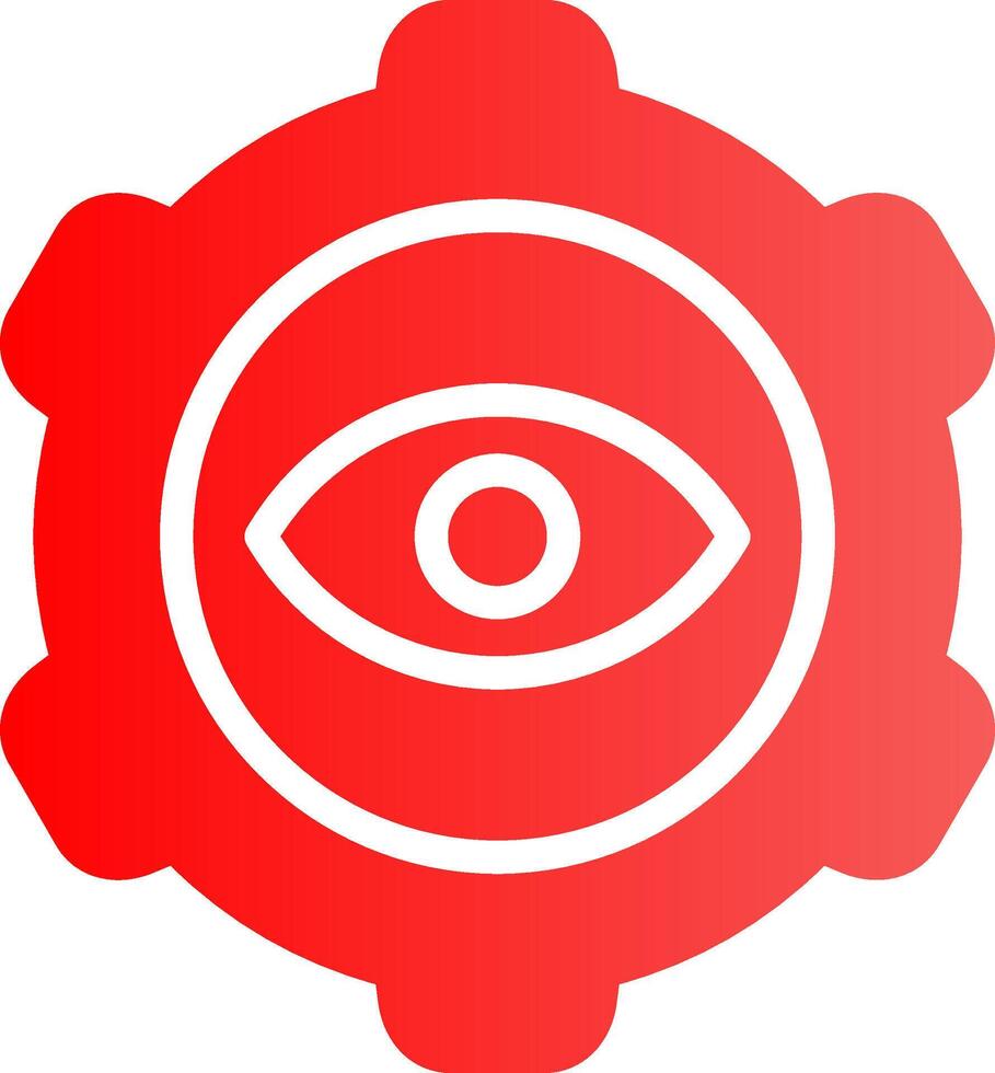 Eye Setting Creative Icon Design vector