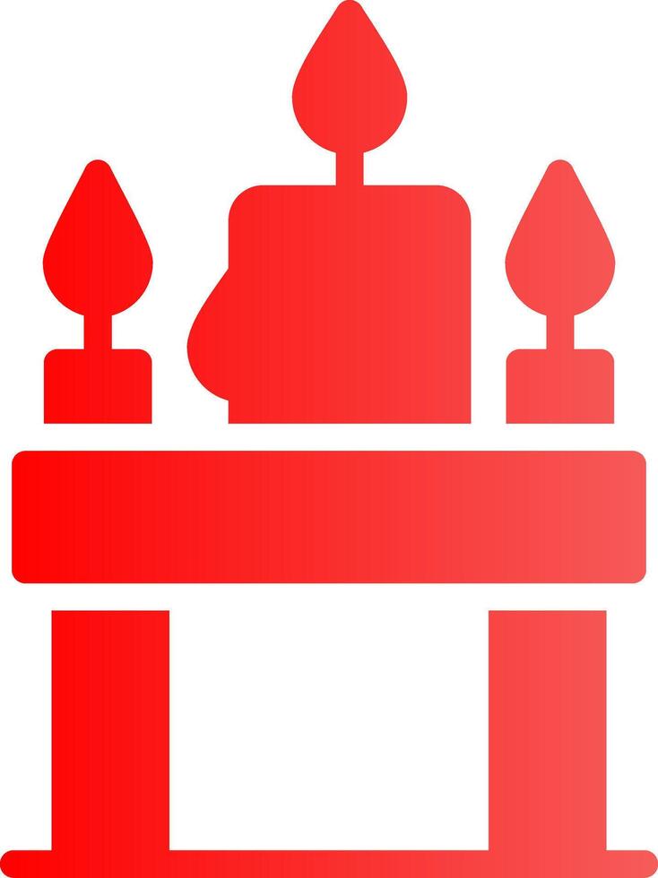 Candles Creative Icon Design vector