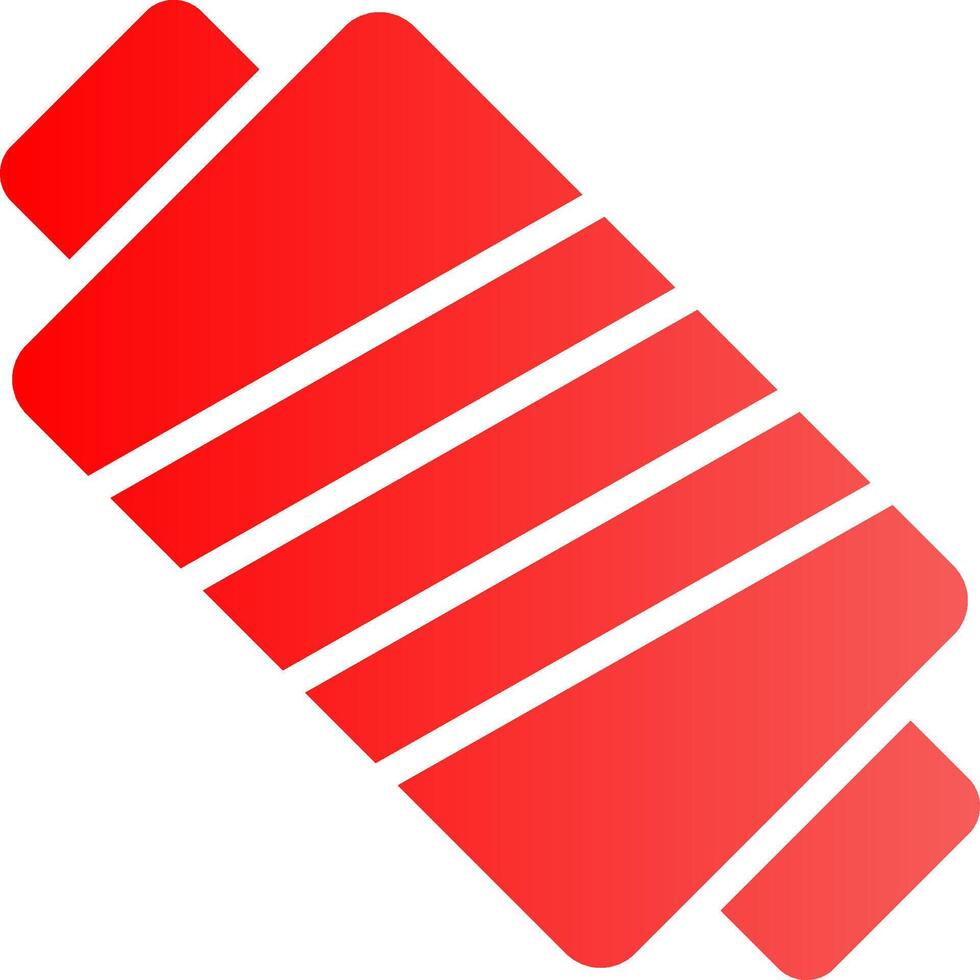 Glyph red Gradient Design vector