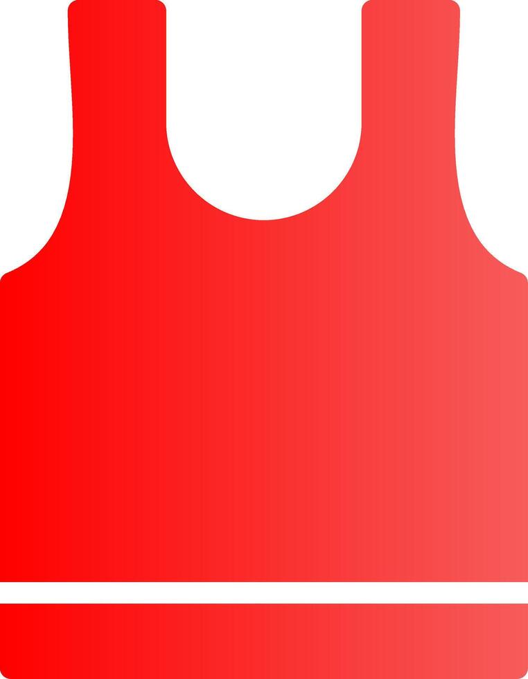 Glyph red Gradient Design vector