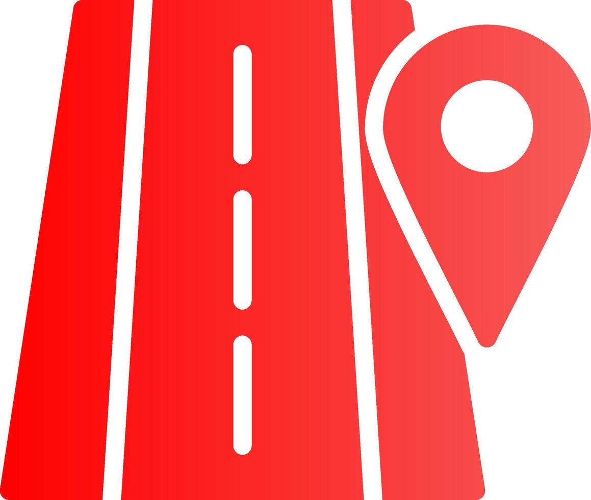 Road Location Creative Icon Design vector