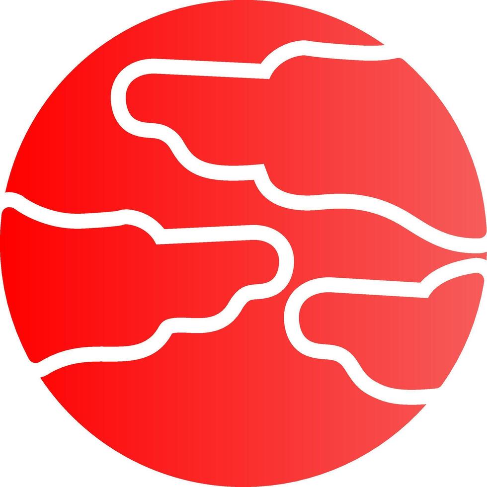 Mars Creative Icon Design vector