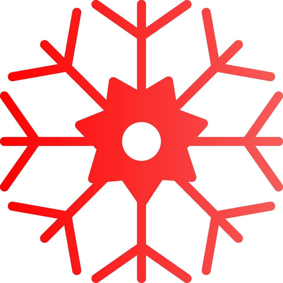 Snowflake Creative Icon Design vector