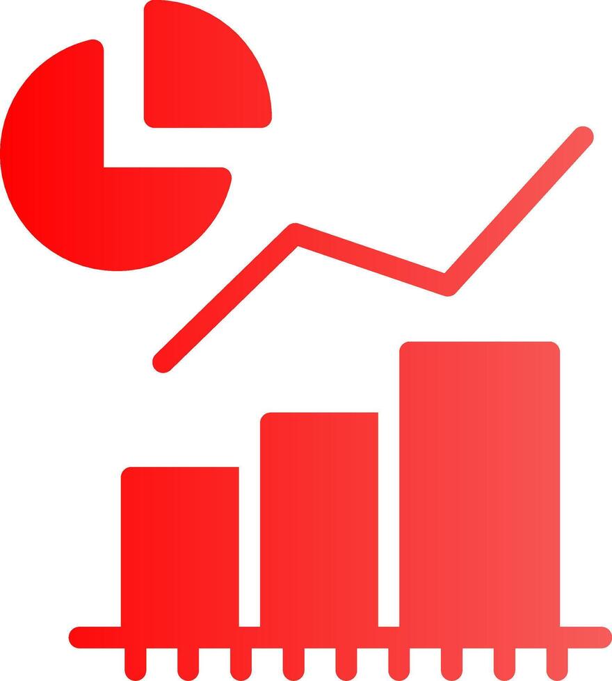 Statistical Analysis Creative Icon Design vector