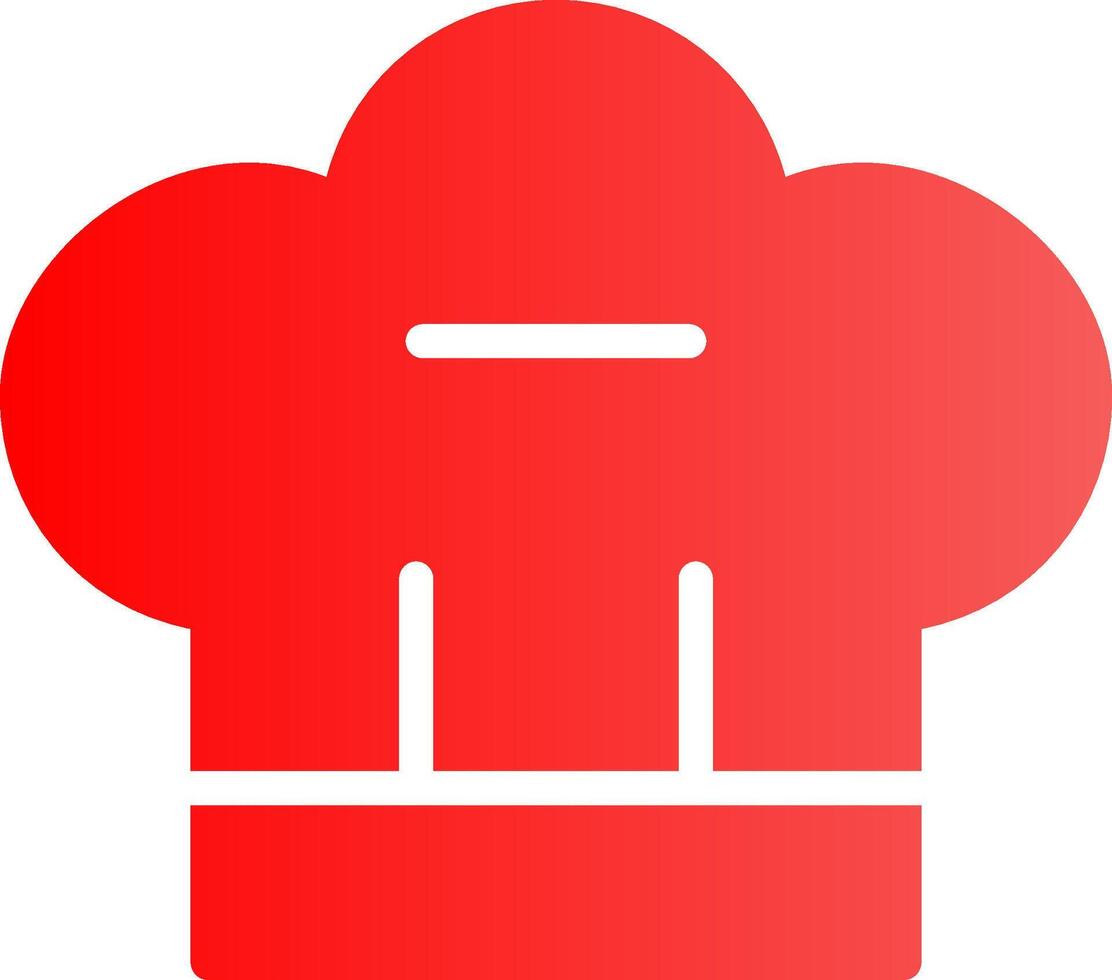 Glyph red Gradient Design vector