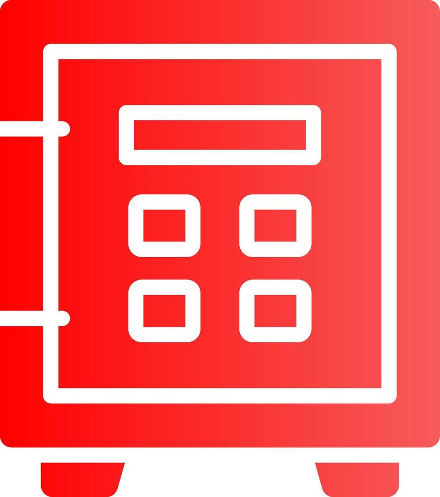 Safe Lock Creative Icon Design vector