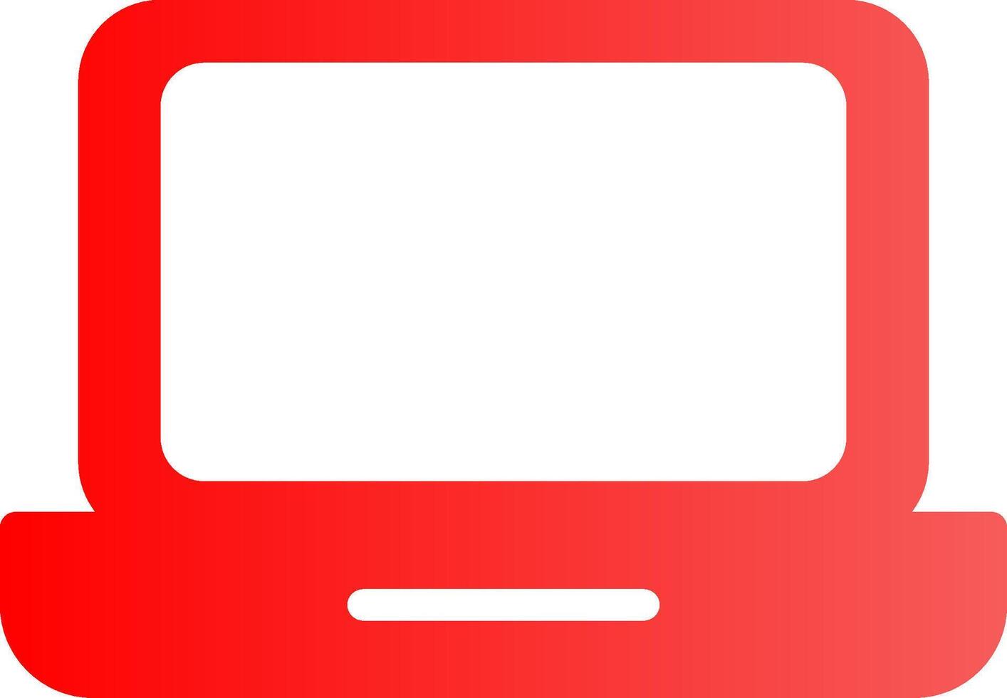 Glyph red Gradient Design vector