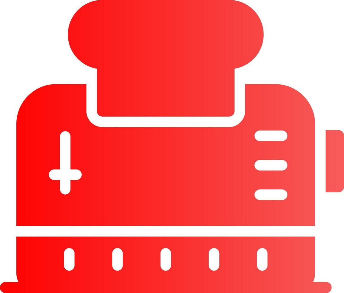 Toaster Creative Icon Design vector