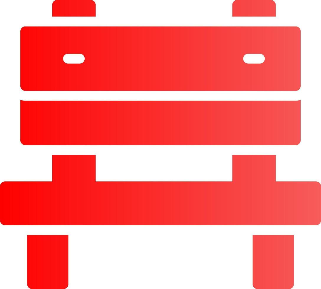 Bench Creative Icon Design vector