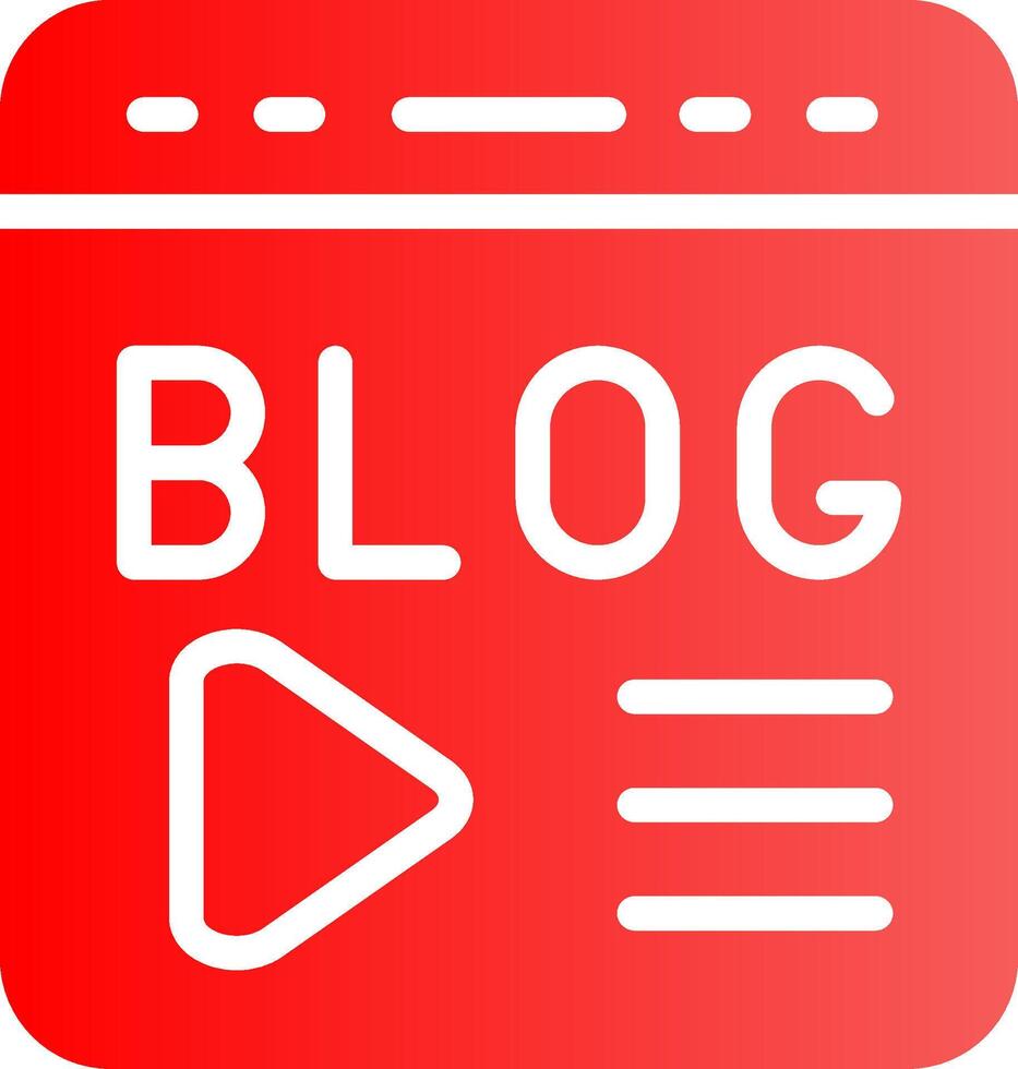 Blogging Creative Icon Design vector