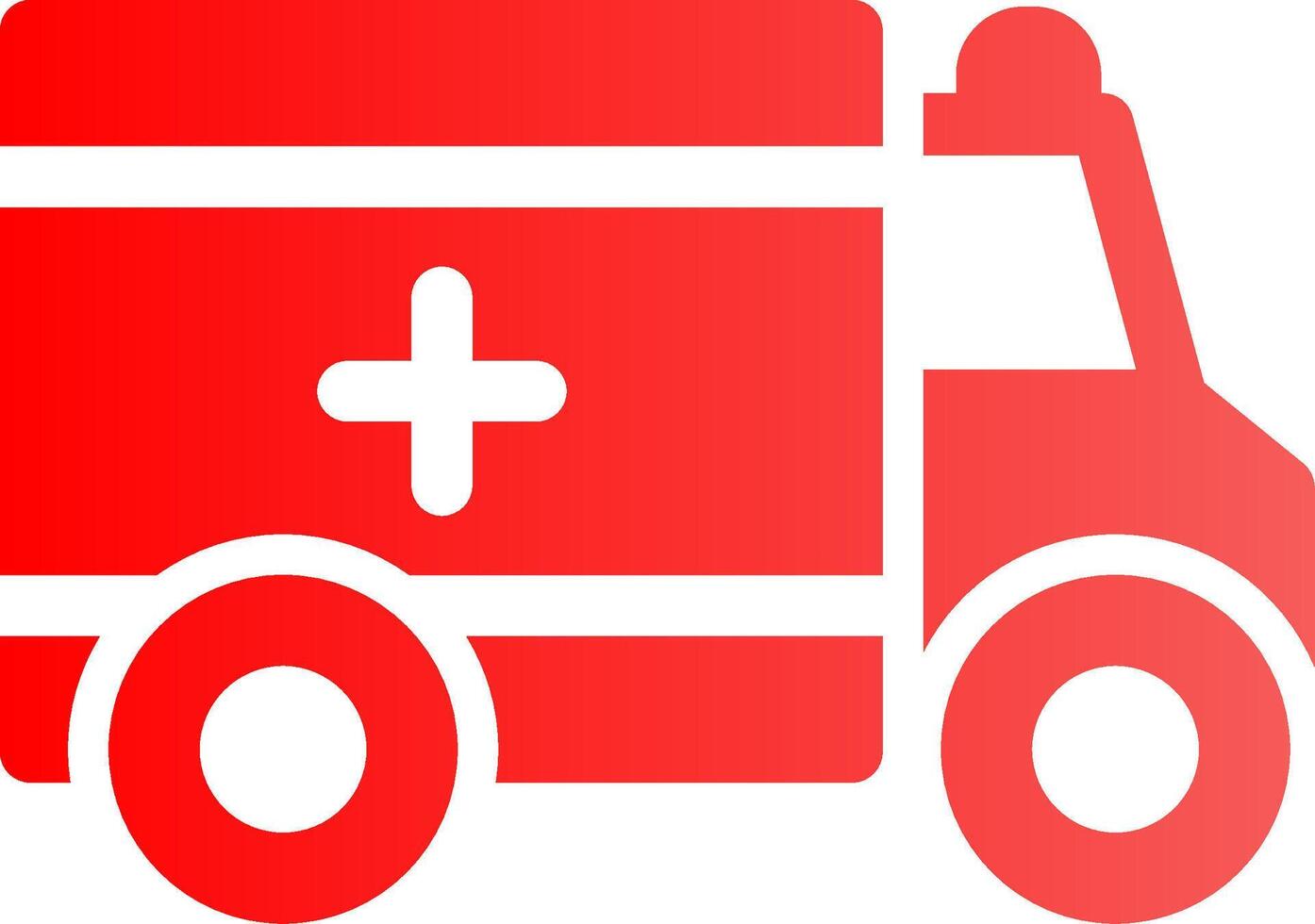 Ambulance Creative Icon Design vector