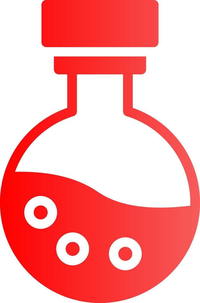 Glyph red Gradient Design vector