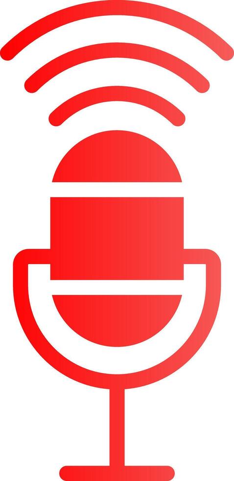 Voice Control Creative Icon Design vector