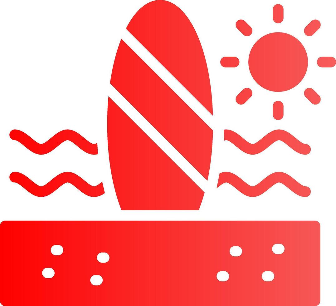 diseño de icono creativo de paddle surf vector