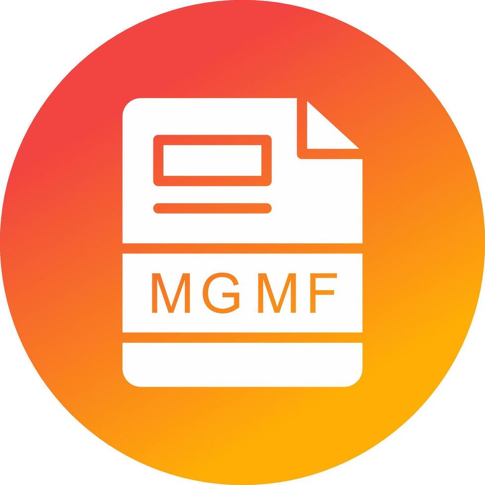 MGMF Creative Icon Design vector