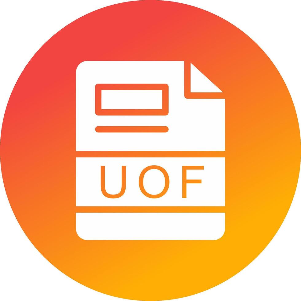 UOF Creative Icon Design vector