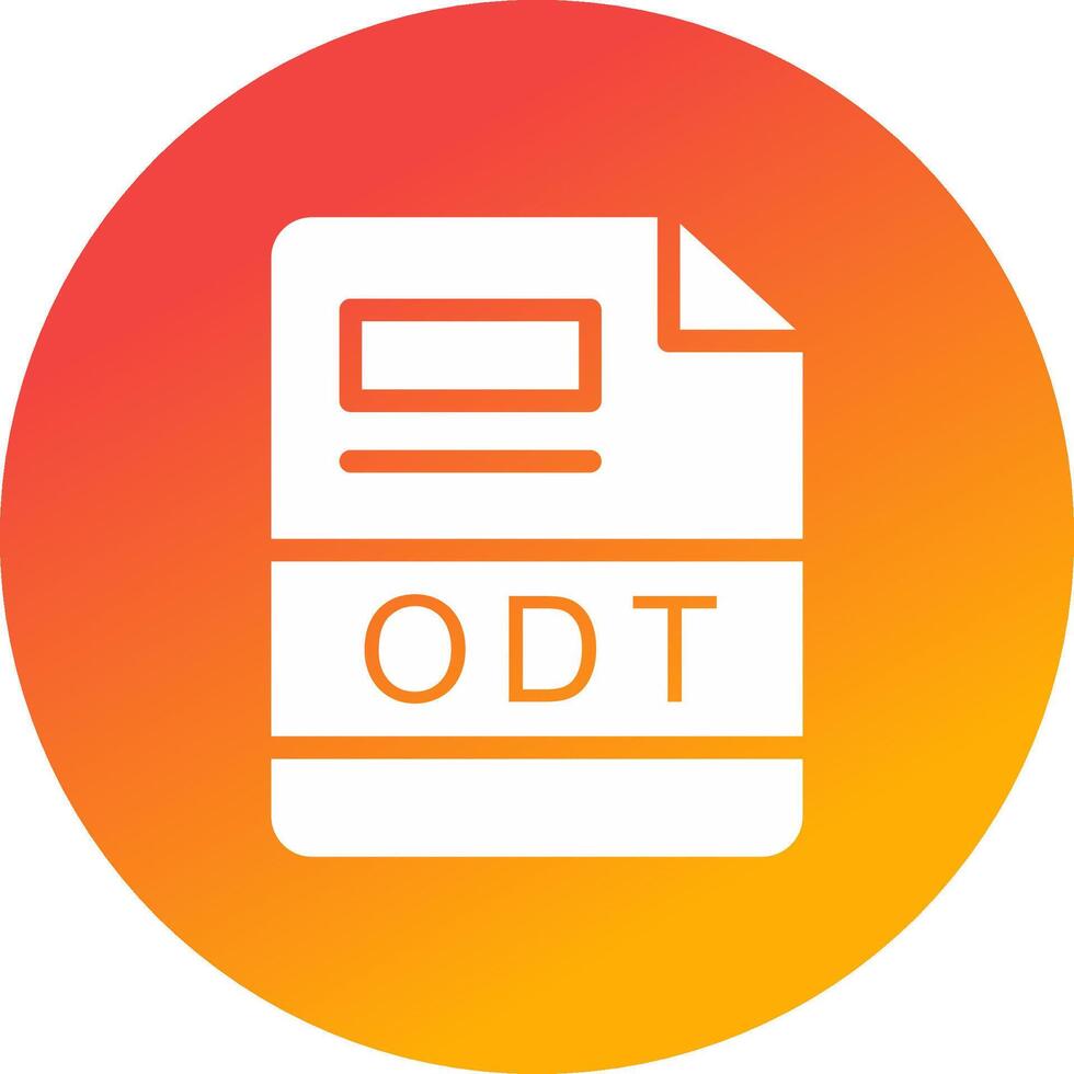 ODT Creative Icon Design vector