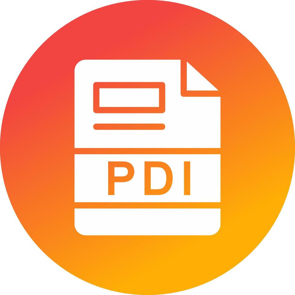 PDI Creative Icon Design vector