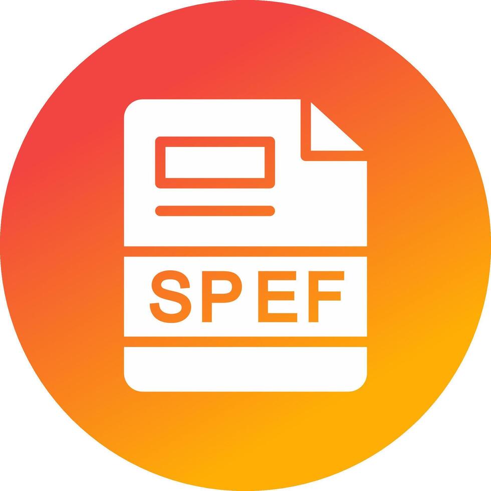 SPEF Creative Icon Design vector