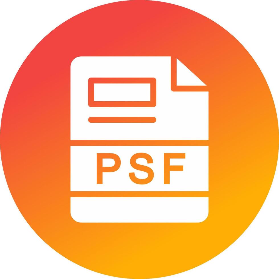 PSF Creative Icon Design vector