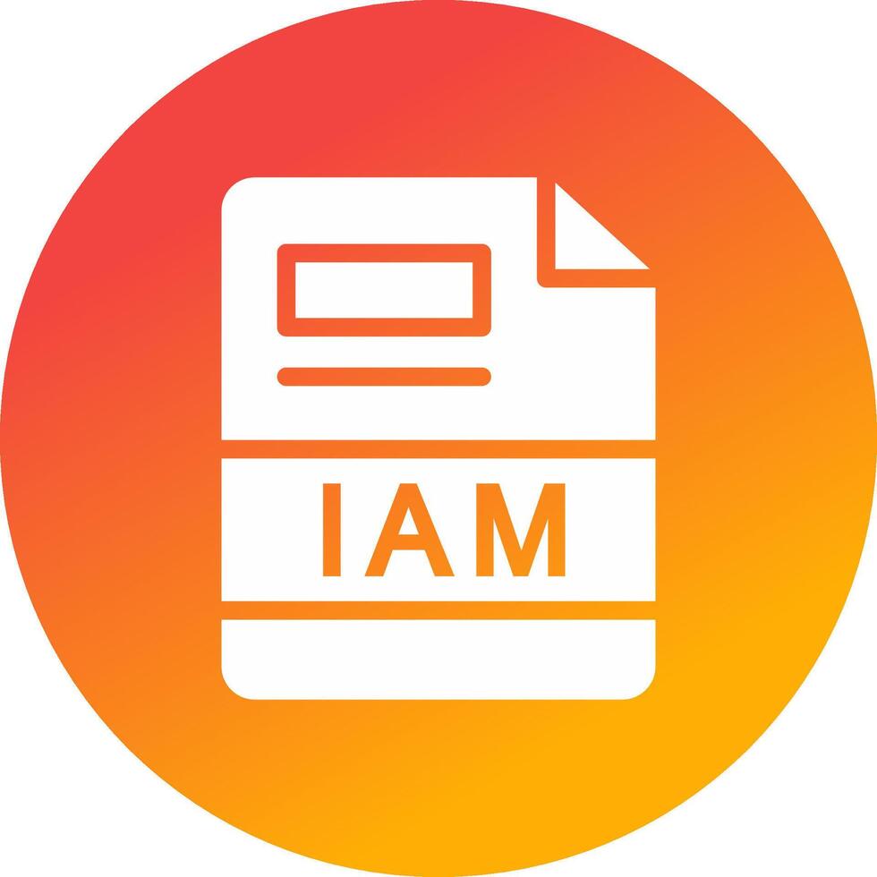 IAM Creative Icon Design vector