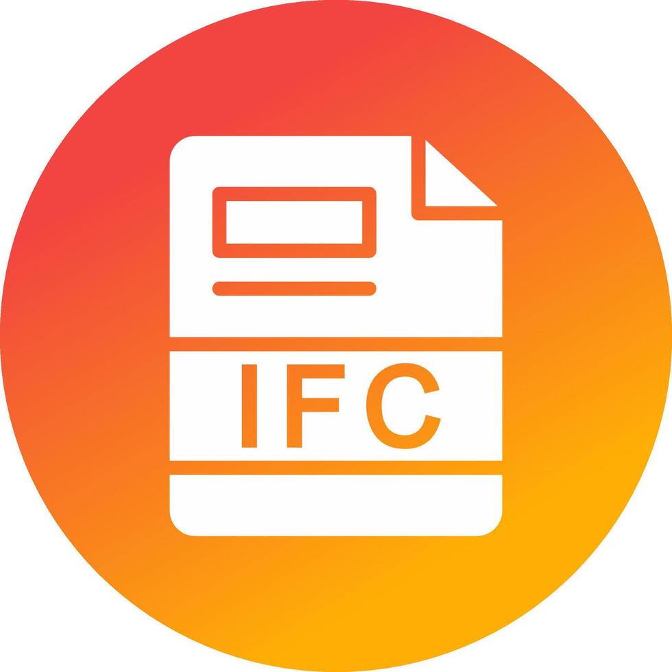 IFC Creative Icon Design vector