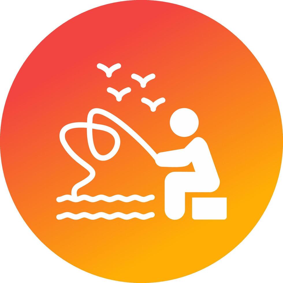 Trolling Creative Icon Design vector