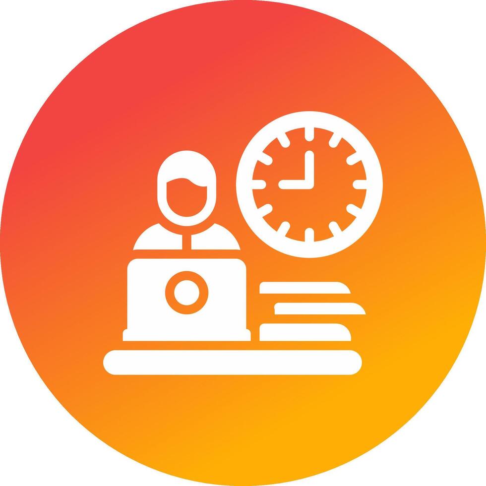 Work Habits Creative Icon Design vector