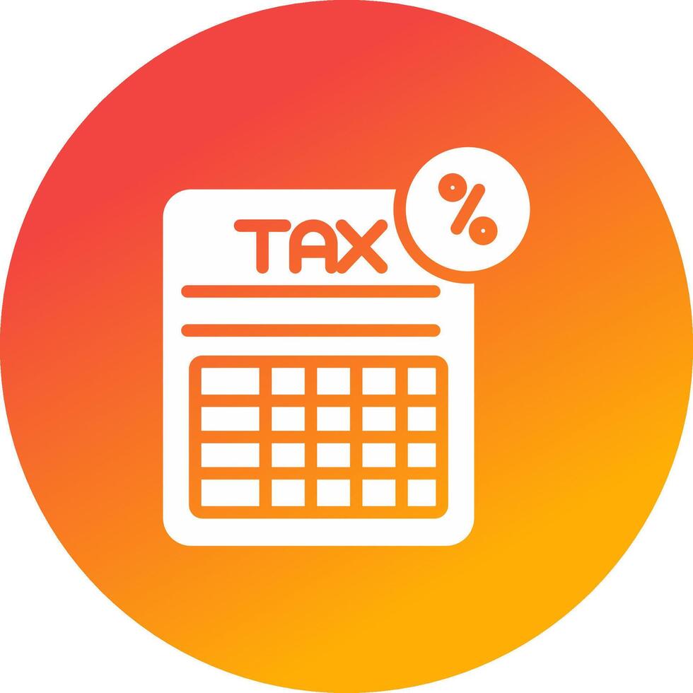 Tax Benefits Creative Icon Design vector
