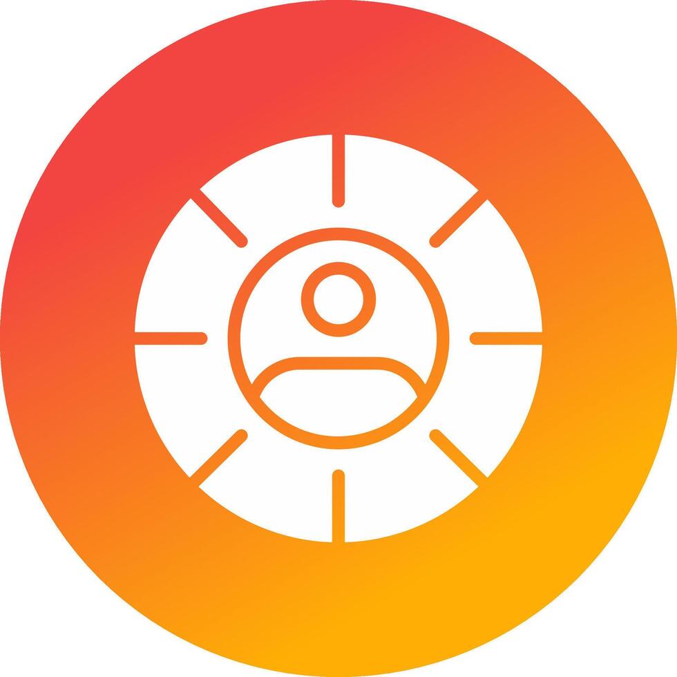 Targeting Creative Icon Design vector