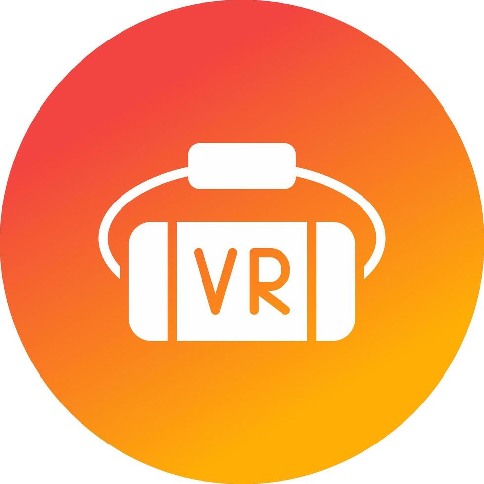 VR Glasses Creative Icon Design vector