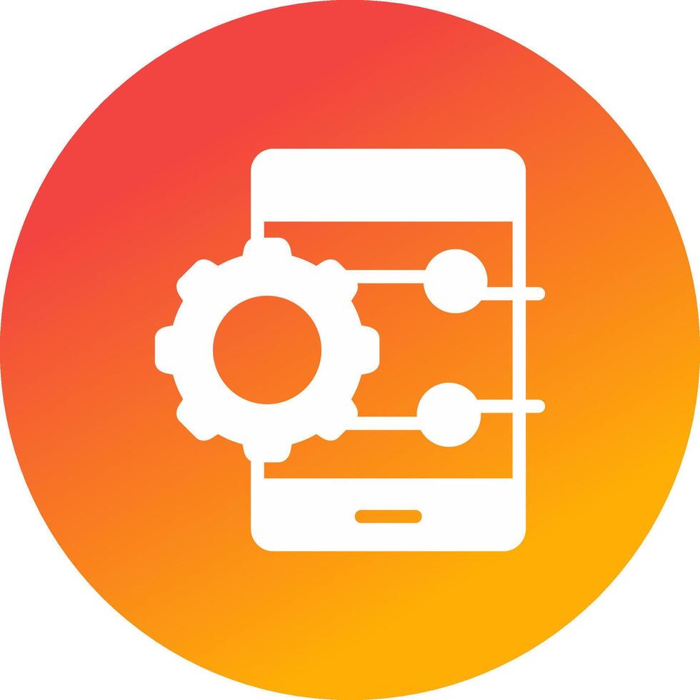 Project Management App Creative Icon Design vector