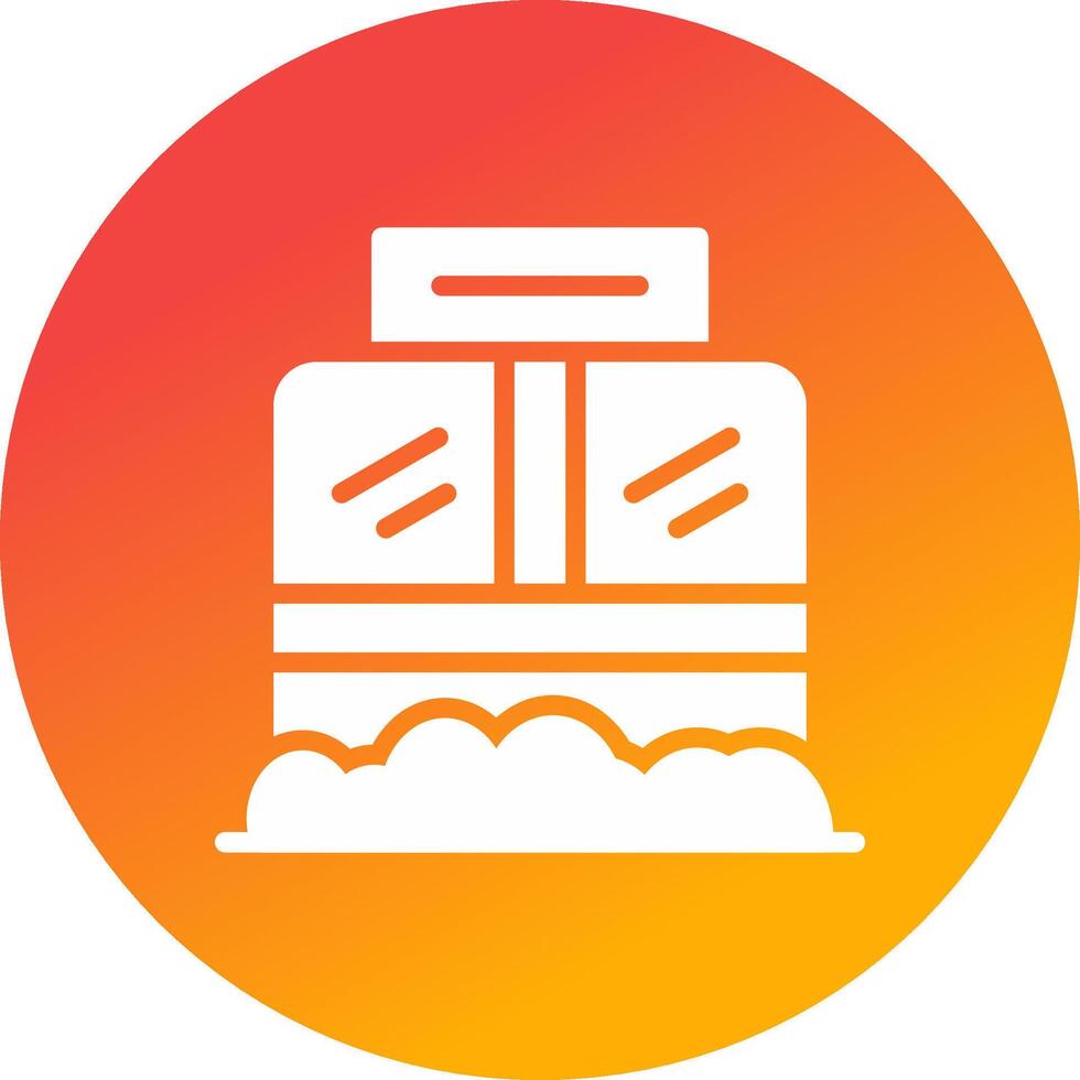 Ticket Box Creative Icon Design vector