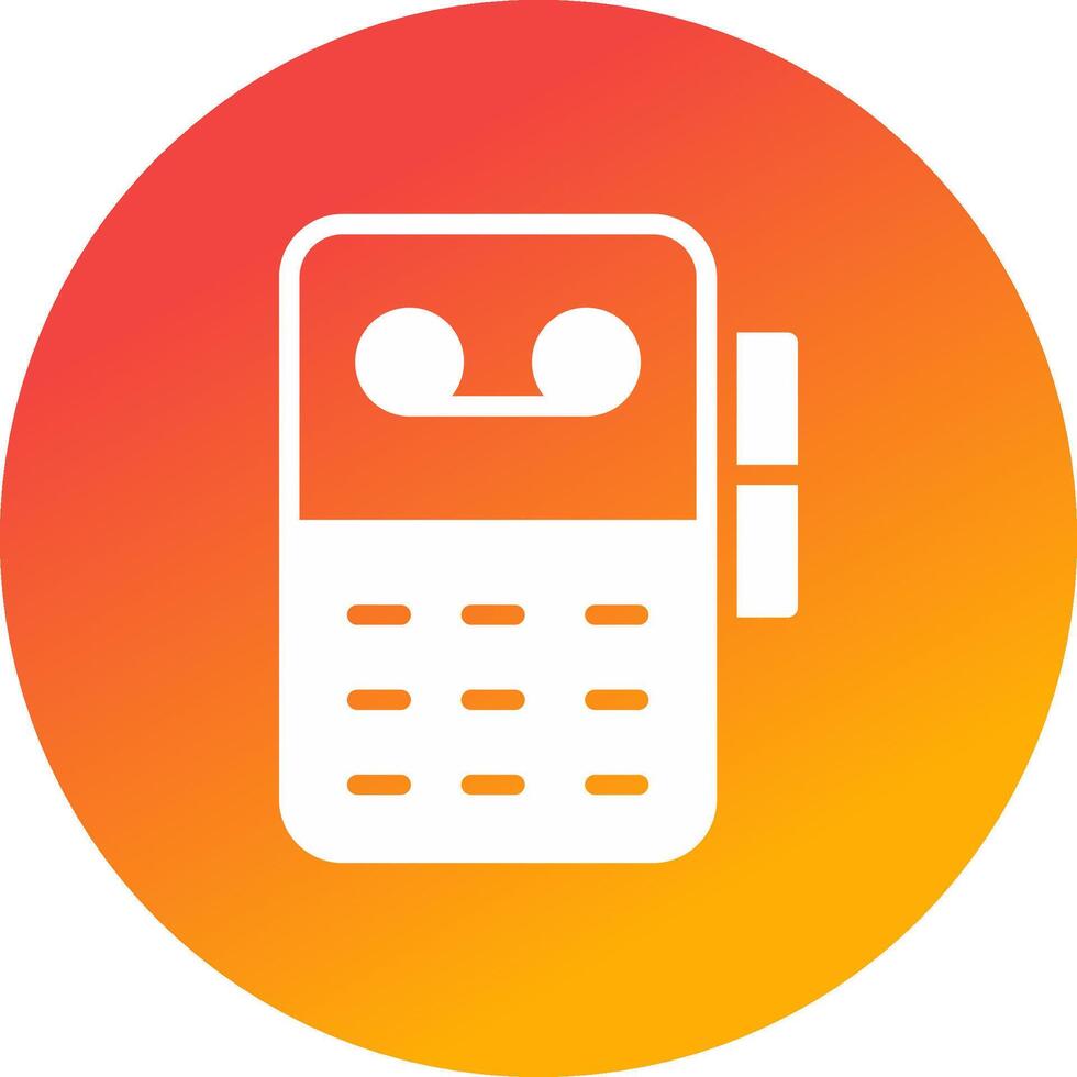 Voice Recorder Creative Icon Design vector
