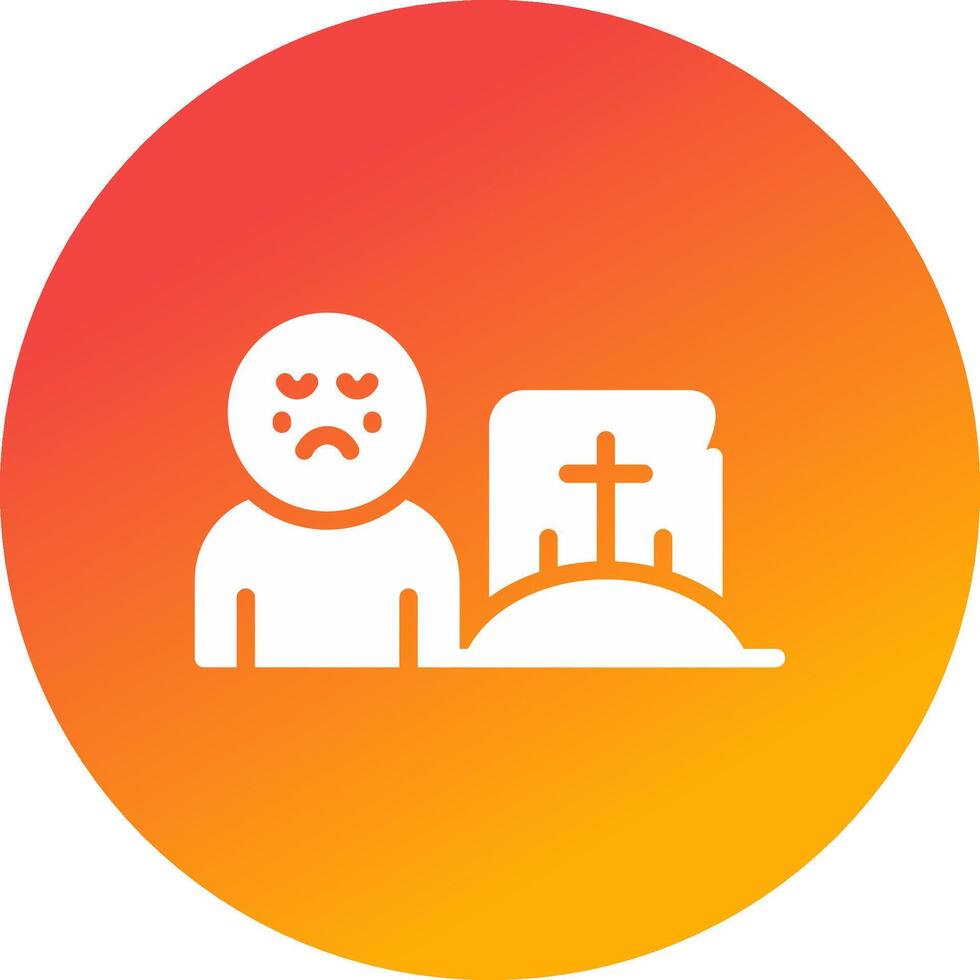 Grave Creative Icon Design vector