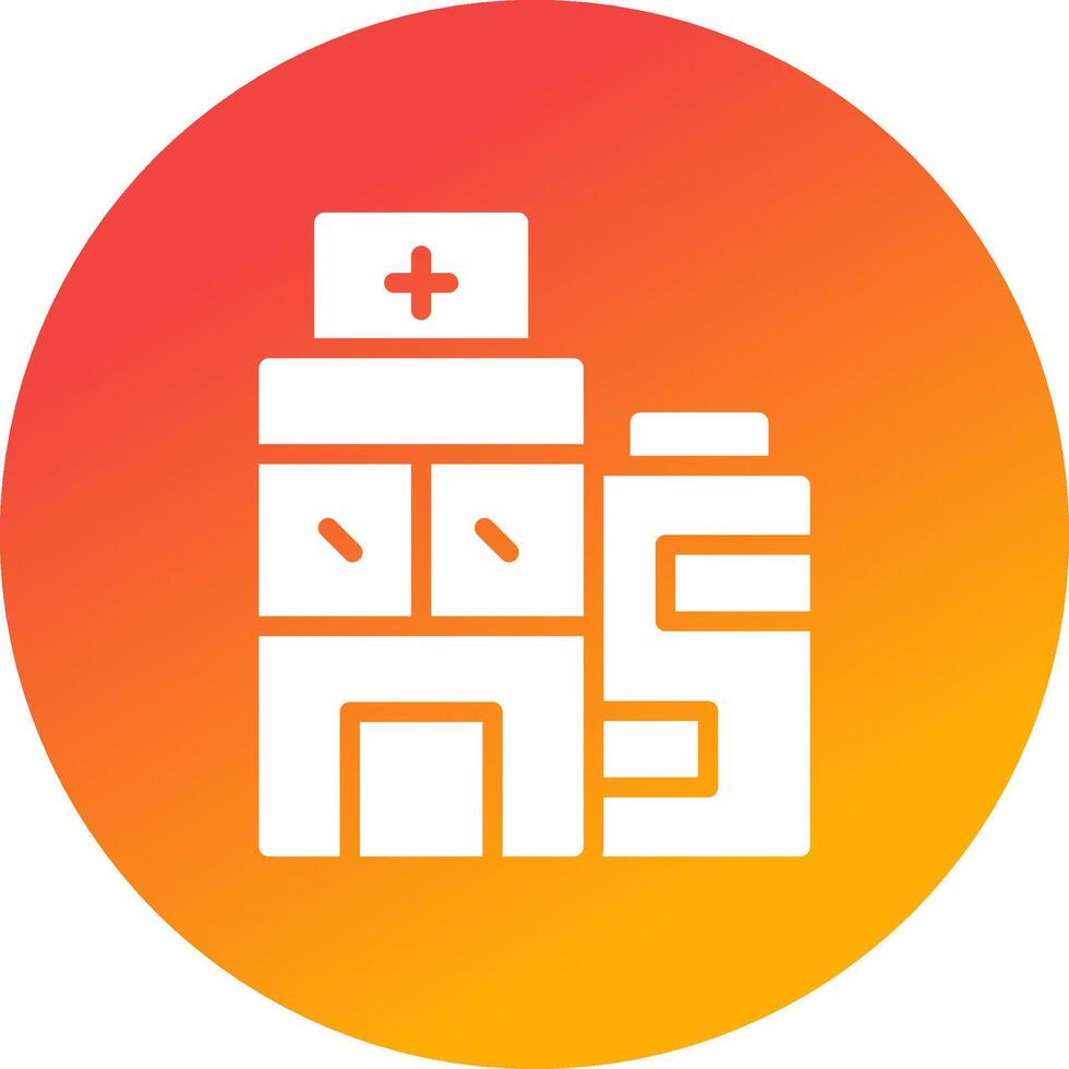 diseño de icono creativo de hospital vector