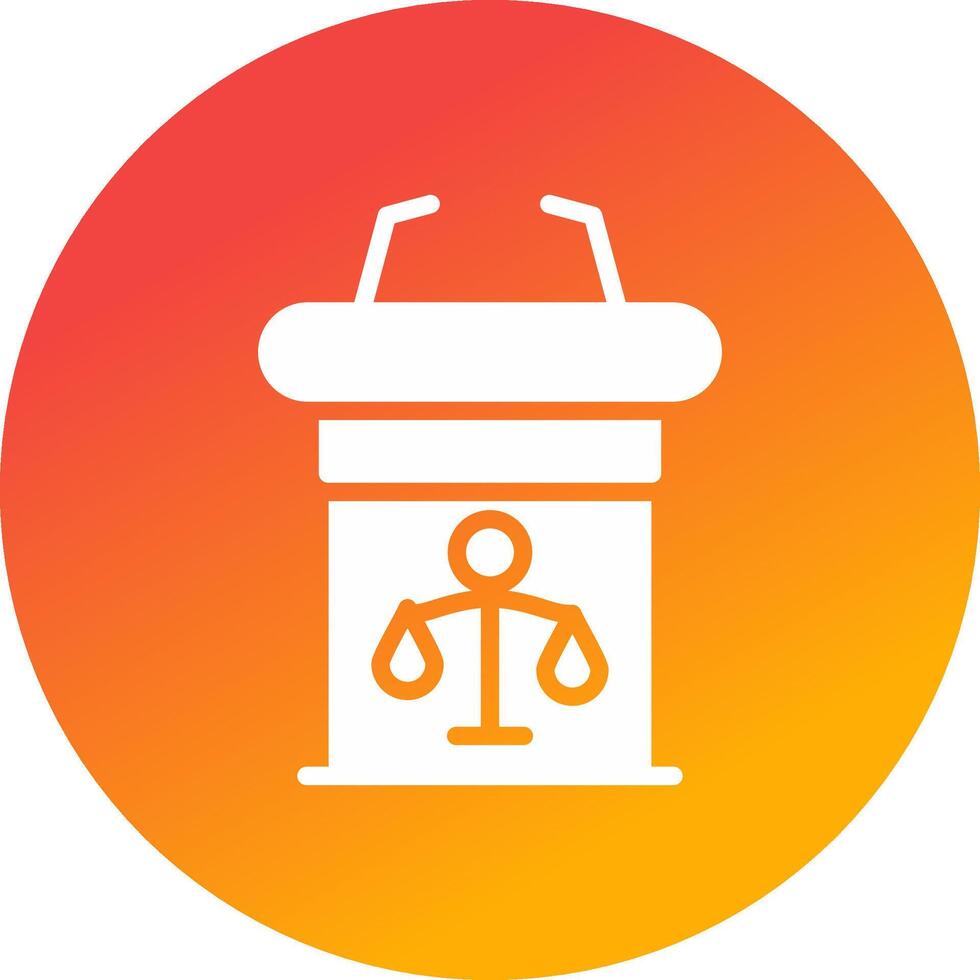 Tribune Creative Icon Design vector
