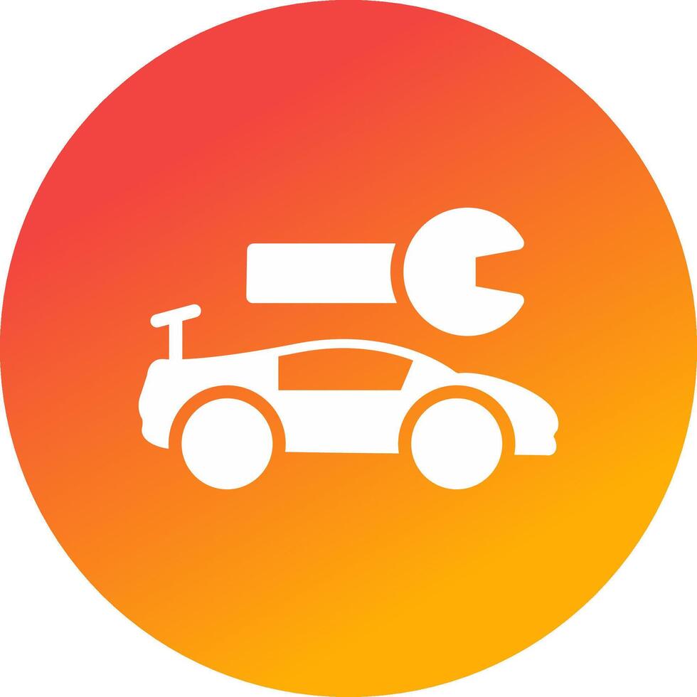 Car Service Creative Icon Design vector