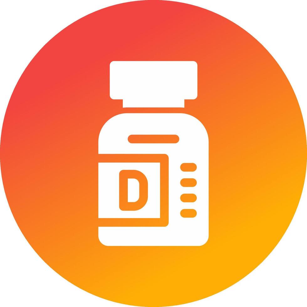 diseño de icono creativo de vitaminas vector