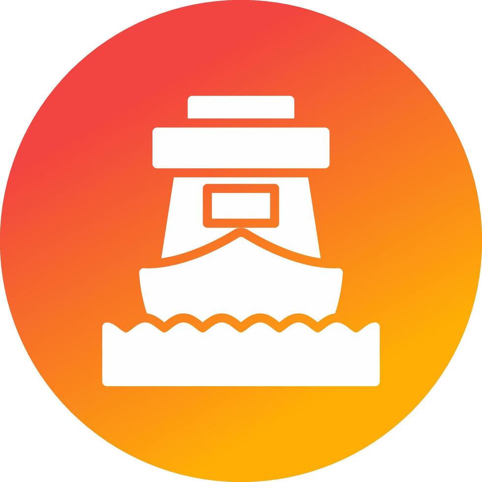 Ship Creative Icon Design vector