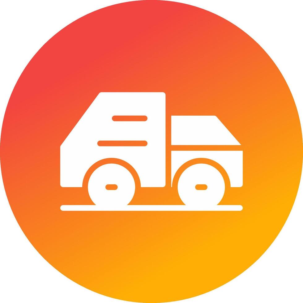 Garbage Truck Creative Icon Design vector