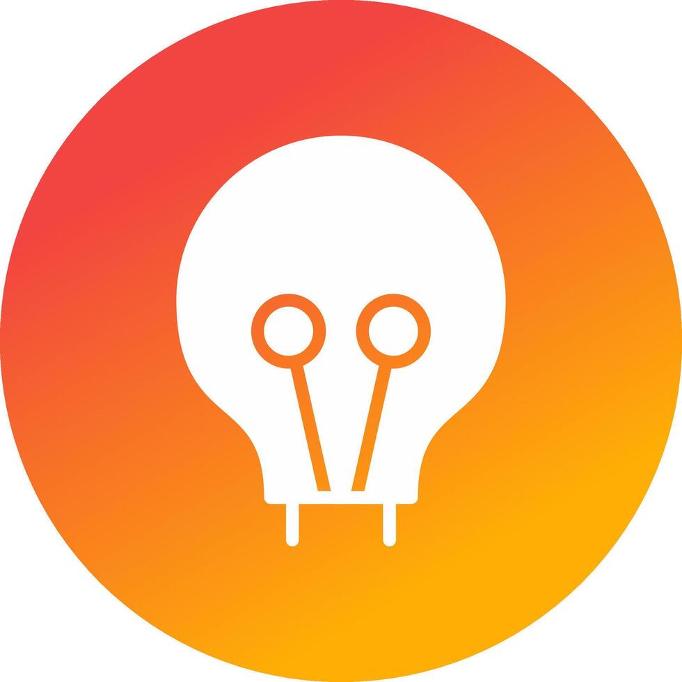 Light Bulb Creative Icon Design vector