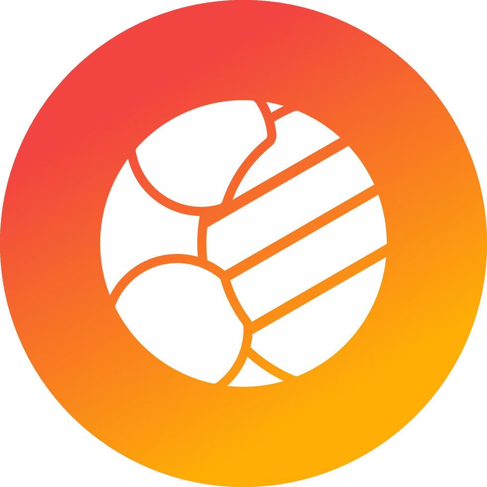 Waxing Moon Creative Icon Design vector