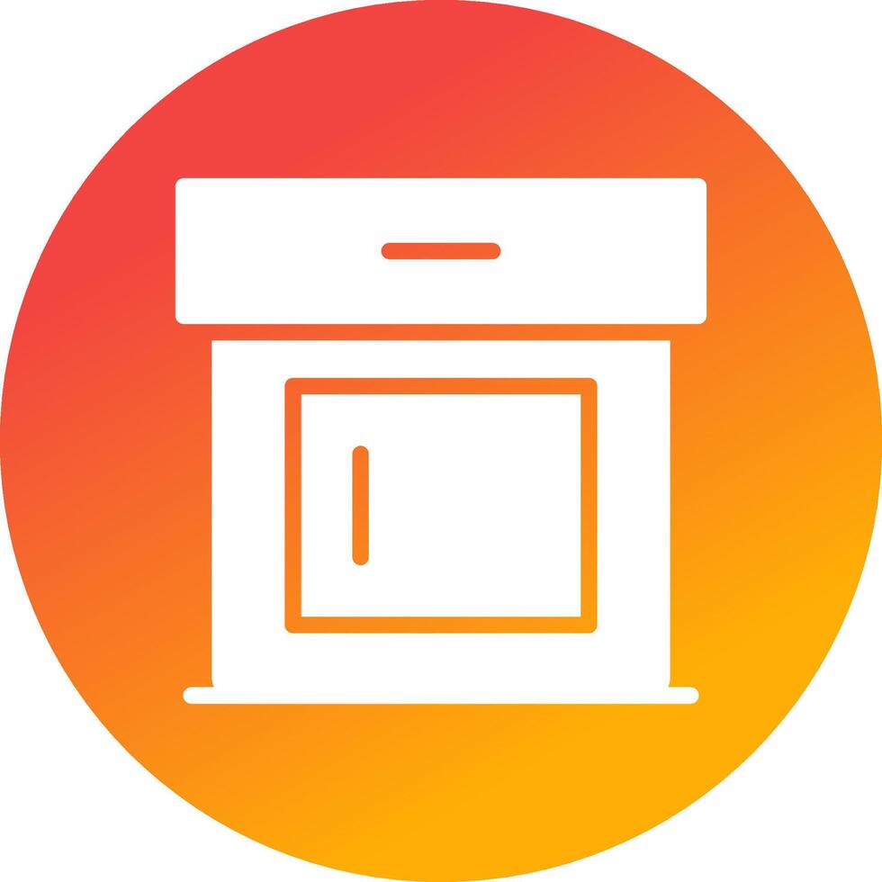 Cabinet Creative Icon Design vector