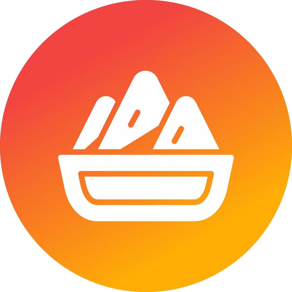 Samosa Creative Icon Design vector