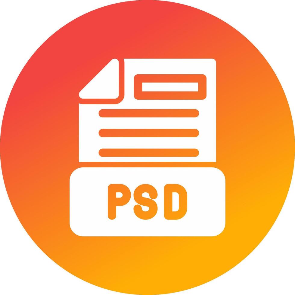 diseño de icono creativo de archivo psd vector