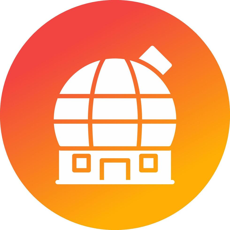 Observatory Creative Icon Design vector