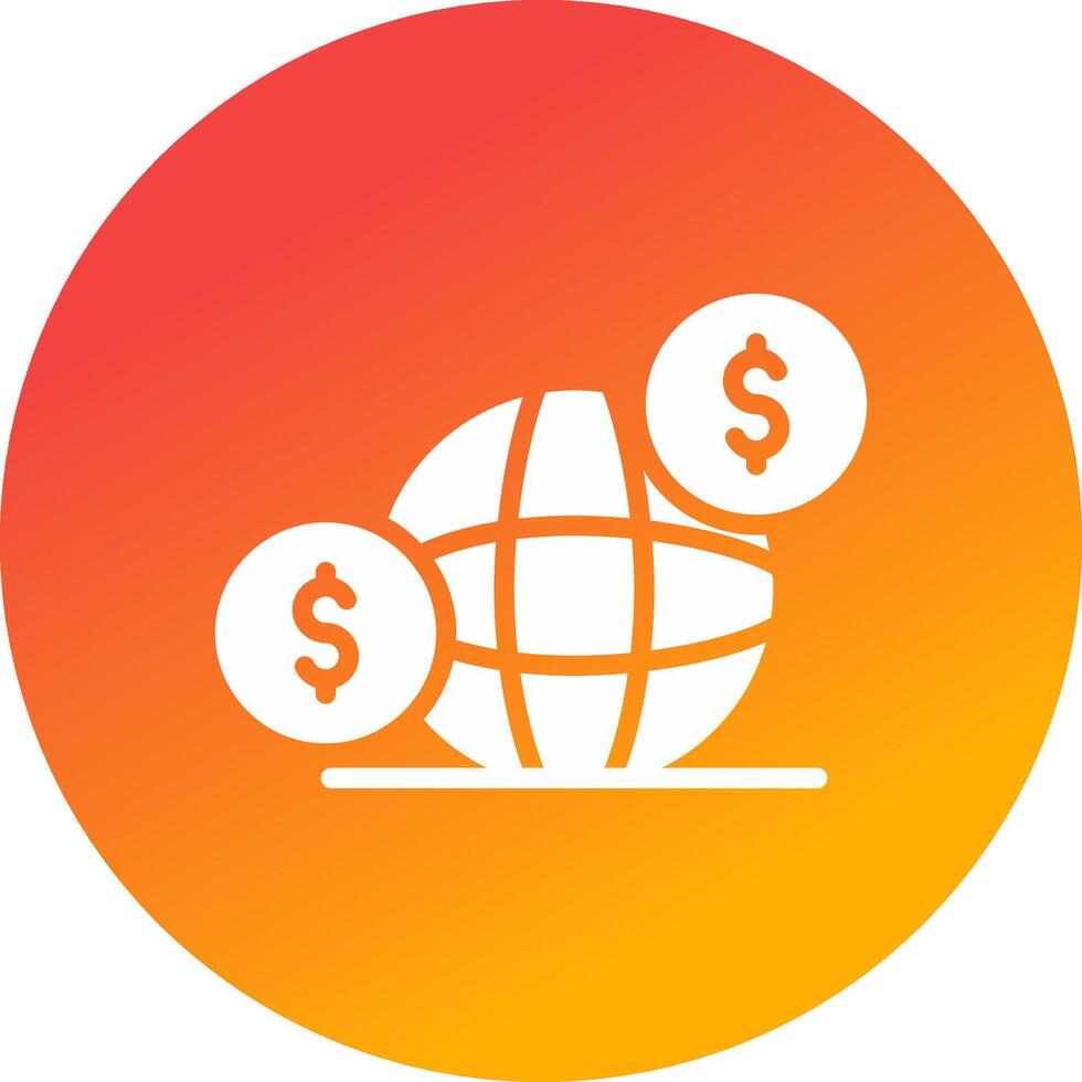 Offshore Banking Creative Icon Design vector