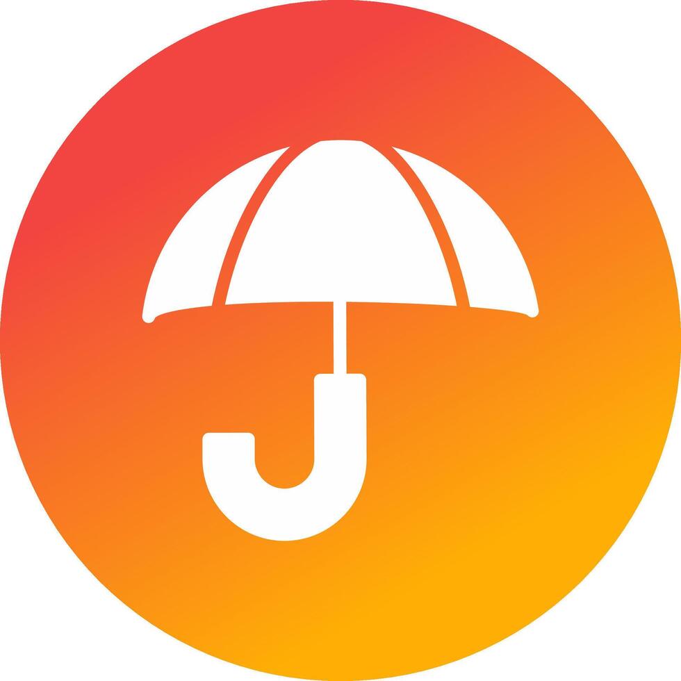 Umbrella Creative Icon Design vector