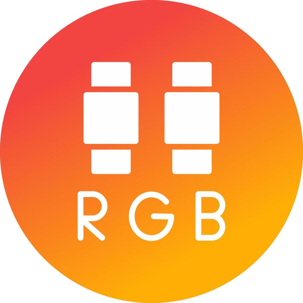 Rgb Creative Icon Design vector